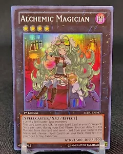 Yugioh Alchemic Magician 1st Edition REDU-EN047 Yu-Gi-Oh Card - Picture 1 of 17
