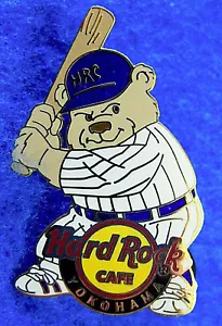 YOKOHAMA BATEADOR DE BÉISBOL JAPONÉS PELUCHE OSO POLAR SERIE Hard Rock Café PIN LE - Imagen 1 de 1