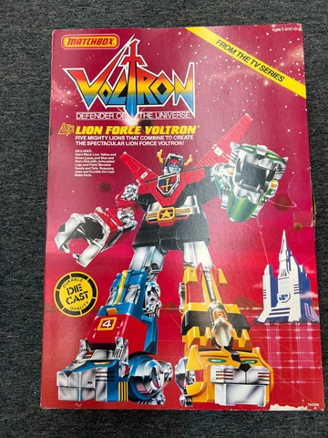 1985 VOLTRON LION FORCE Matchbox Original Box Durable Die Cast Quality Cover