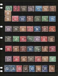 Great Britain Postage Dues Mixed Selection