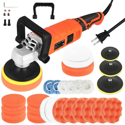 Electric Car Polisher Sander Buffer Polishing Machine Kit 1580W Variable Speed - Image 1 of 4