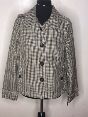 Gabardina Merona para mujer verde marrón pl Foto 1 de 4