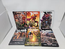 X-MEN LEGACY 6 BOOK LOT ~ MARVEL HARDCOVER SEE PICS FOR INCLUDED BOOKS