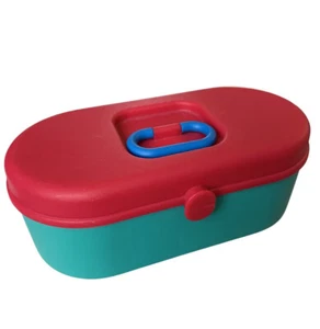 Vintage Caboodles Case makeup  snap case 7 3/4 inch long - Picture 1 of 7