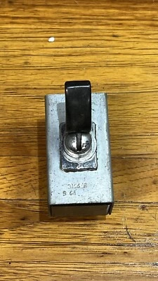 Interruptor limpiaparabrisas original Jaguar XKE E-Type Lucas, interruptor de tablero 31966D fecha mayo 1965 Foto 1 de 4