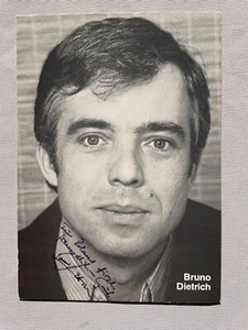 BRUNO DIETRICH 'TV' signiert signed Autogrammkarte 10x15 Autogramm autograph - Picture 1 of 1