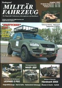 MILITAR FAHRZEUG 1/2007 GERMAN ARMORED VEHICLES_WW2 8.8cm FLAK_AUSTRIA PANZERGRE - Picture 1 of 5