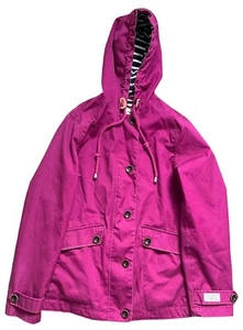 Chaqueta para mujer Joules Coast Mariners Berry talla 10 impermeable y transpirable - Imagen 1 de 12
