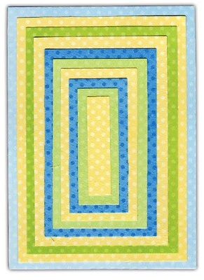 Sizzix Framelits Rectangles 10 pc set #658610 Retail $22.99 - Image 1 of 4