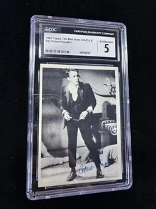 1965 TOPPS THE MAN FROM U.N.C.L.E #52 ROBERT VAUGHN CGC - Picture 1 of 3
