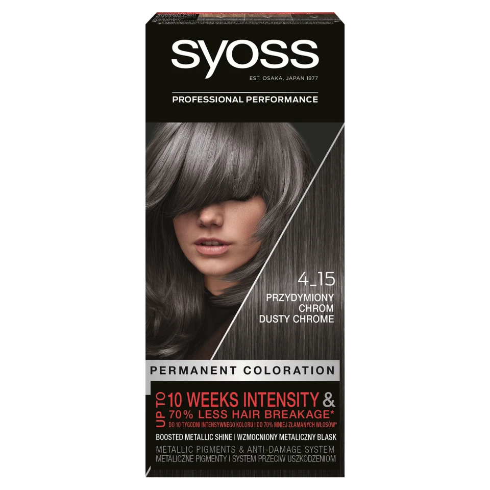 Syoss Permanente Färbung Haarfarbe 4-15 Smoky Chrome