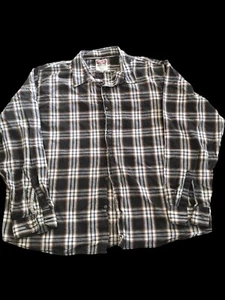 WRANGLER Plaid Button Up Men’s Shirt 3XL (54” Chest) Pocket Western Outdoors - Picture 1 of 7