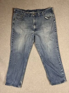 Pantalones de mezclilla Carhartt para hombre 44X30 azul algodón calce relajado bolsillos preppy - Imagen 1 de 12