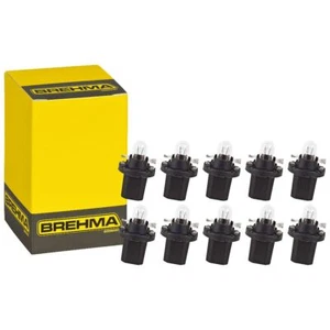 10x BREHMA BAX10d B8,5d Schwarz Instrumentenbeleuchtung 12V 1,2W - Picture 1 of 4