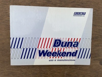 Libretto uso e manutenzione Fiat DUNA WEEKEND - 1986 - Originale  - Immagine 1 di 4