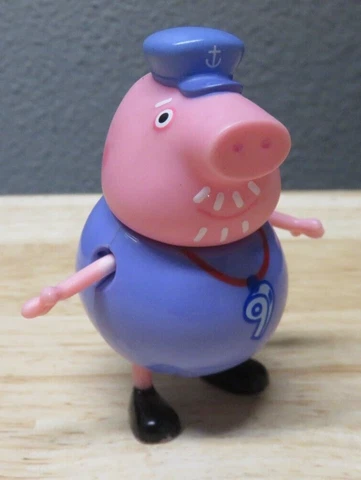 Peppa Pig Grandpa Sailor Pig Play Figure Jazwares Cover