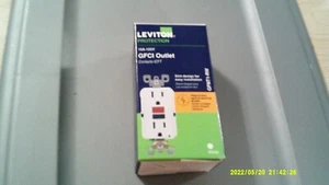 Leviton 15A 125V GFCI Outlet Slim Design - White - GFNT1-RW - Picture 1 of 5