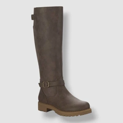 Botas de montar Style & Co para mujer marrón Elenorr con hebilla zapatos talla 9,5 Foto 1 de 2