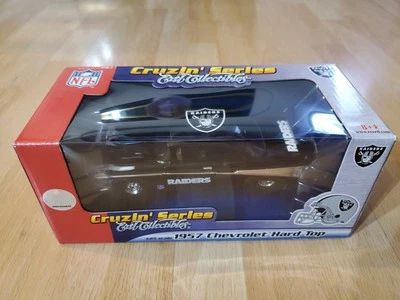 NFL Las Vegas Raiders 1957 Chevy Hard Top Diecast - Image 1 of 3