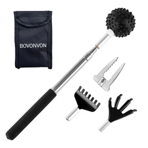 Telescoping Back Scratcher with 2Pcs Detachable Scratching Heads,1pcs Marshma... - Picture 1 of 8