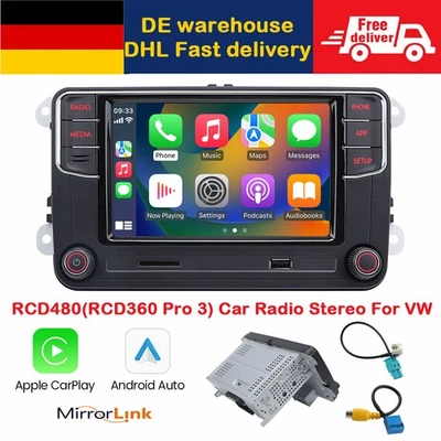 NONAME RCD360 PRO 3 RCD480 PRO Autoradio Carplay Android Auto Für VW Golf Passat - Bild 1 von 4