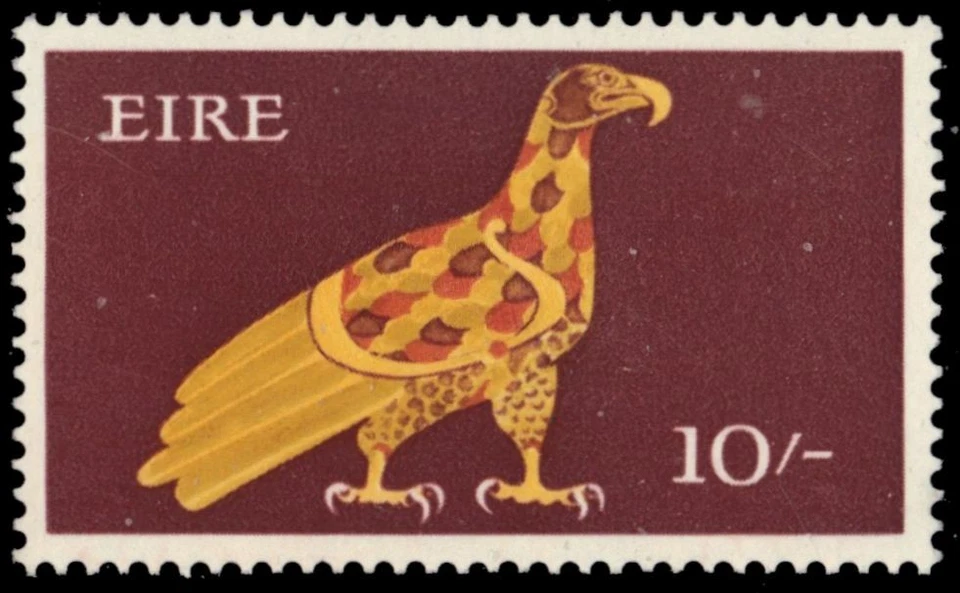 IRELAND 265 (SG262) - Celtic Eagle "1968 Dark Red Brown" (pb41772) Foto 1 de 1