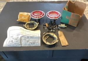 NOS NEW OEM Chevrolet 1962 Corvair Backup Light Lamp Kit Lenses Housings Chevy - Bild 1 von 10