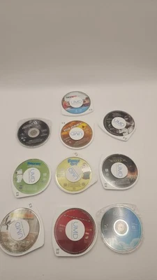 10 Umd Movie Lot Sony PSP. Spider Man 2 - Dark Crystal - Without A Paddle - Etc Foto 1 de 2
