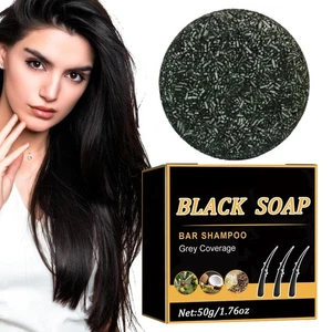 Umgekehrte graue Haare Männer/Frauen graue Abdeckung Seife Pflegevolumen Boost - Bild 1 von 10
