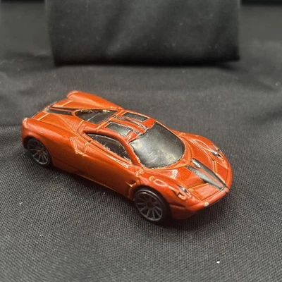 2012 Hot Wheels Pagani Huayra Orange Die Cast Car - Image 1 of 4