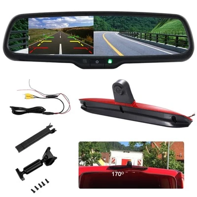 Rear View Mirror Monitor+Rear View Camera Brake Light for Benz Vito W639 W447 - Image 1 of 4