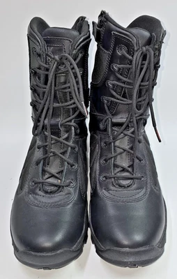 Thorogood 男式黑色皮革 Night Recon 鞋 834-6330 男式 6.5 女式 8.5 M 全新 — 第 1/4 张图片