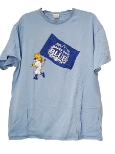 KC Royals Shirt Adult XL "Bring Out The Blue" Slugger Flag MLB Kansas City Delta - Picture 1 of 9