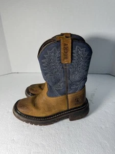 ROCKY KIDS' RIDE FLX 8" WESTERN Cowboy Boots Child Boys 9.5 M - Picture 1 of 8