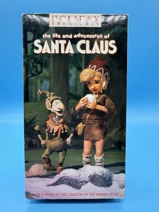 THE LIFE AND ADVENTURES OF SANTA CLAUS VHS 1985 RANKIN & BASS RARE ANIMATION - Picture 1 of 3