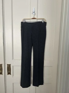 Antonio Melani Bootcut Pants Womens Size 4 Black Speckled Career Professional - Picture 1 of 9