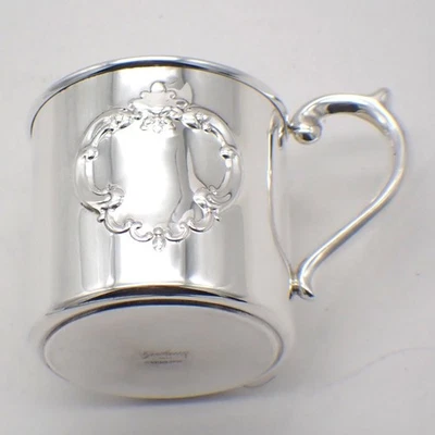 Taza bebé Gorham plata de ley sin mono Foto 1 de 4