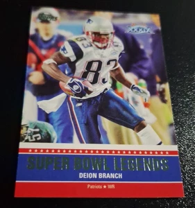 2011 TOPPS FOOTBALL SUPER BOWL LEGENDS SP #SBL-XXXIX DEION BRANCH NRMT-MT!! - Bild 1 von 2
