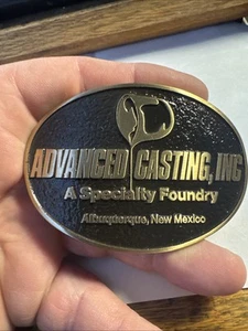 VINTAGE Advanced Casting Inc Sammlerstück detaillierte Gürtelschnalle - Bild 1 von 9