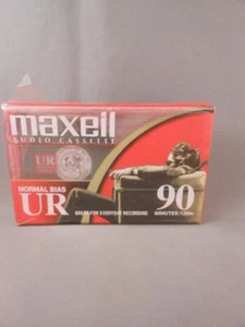 MAXELL 90 Minute Blank Audio Cassette Normal Bias UR UR90 - Picture 1 of 7