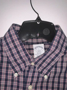Brooks Brothers 100 % Baumwolle Langarmhemd, Sale $ 15,99 Top Zustand - Bild 1 von 5