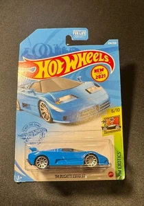 Hot Wheels HW Exotics 6/10 '94 Bugatti EB110 SS 224/250 New For 2021 BLUE - Picture 1 of 2