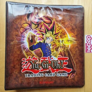 YuGiOh! Original Large D Ring Binder | Used | Official Konami | Vintage Album - Picture 1 of 12