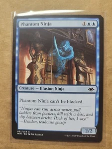 Juego 4x Magic The Gathering Phantom Ninja (62/404) Modern Horizons LP 4x Magic The Gathering - Imagen 1 de 1