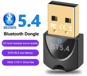 Adaptador Dongle USB Bluetooth 5.4 Receptor Inalámbrico Transmisor de Audio PC Laptop - Imagen 1 de 24