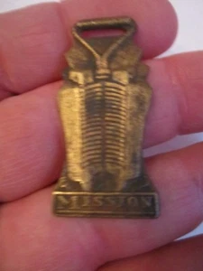 VINTAGE MISSION PISTONS & RODS COMPANY METAL BADGE/PLAQUE - TUB BBA-9 - Picture 1 of 2