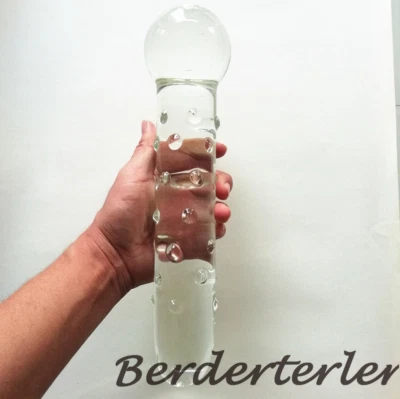 50 мм супер большое стекло Dildo с аналоговыми бусинами приклад штепсельная вилка сексуальные игрушки простата массаж - Изображение 1 из 4