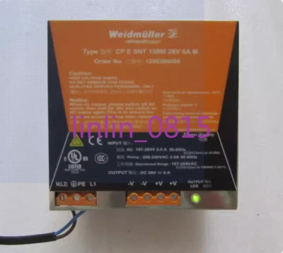 1Pcs Used Weidmuller CP E SNT 150 26 6A M - Image 1 of 2