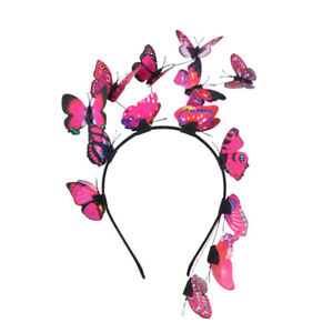  Butterfly Fascinator Costume Headband for Women Hairpin Hoop