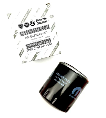 Genuine Fiat Oil Filter 500X, Tipo, Jeep Renegade, Alfa Romeo Mito - 6000633313 - Image 1 of 3